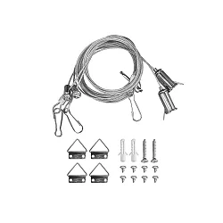Abhängeseil für LED PANEL P, 100cm, edelstahl