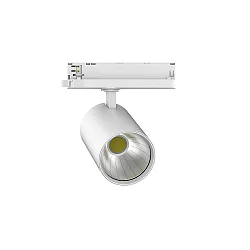 LED 3-Phasen Strahler TRACKSPOT P, 17,8cm, 36°, 12W, IP20, DALI dimmbar, 4000K, 1889/6246lm, weiß