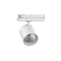 3-phase spot TRACKSPOT V swivelling, suitable for VDU workstation IP20, white dimmable