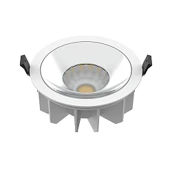 LED DOWNLIGHT P, 16,5cm, 60°, 19W, 3000K, 650/4340lm, IK08, IP20/IP54, DALI dimmbar, weiß