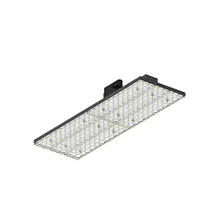 LED 3-Phasen Leuchte TRACK PANEL, 90°, 40W, 3000/4000K, 6600/12300lm, IP20, DALI dimmbar, schwarz