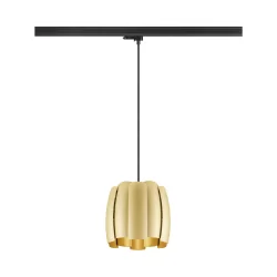 3-Phasen Schienen-Pendelleuchte HAVEN 25, IP20, E27 (exkl.), gold