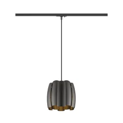 1-Phasen Schienen-Pendelleuchte HAVEN 25, IP20, E27 (exkl.), schwarz