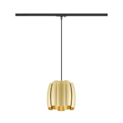 1-Phasen Schienen-Pendelleuchte HAVEN 25, IP20, E27 (exkl.), gold