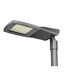 LED Mastleuchte STREET A MAXI, 160W, 24000lm, IP66, grau, Linse 710, 3000K