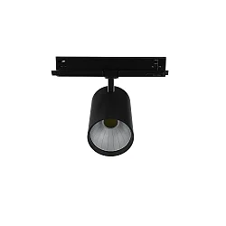 LED 3-Phasen Strahler TRACKSPOT P, 36°, 23,8cm, 12W, IP20, DALI dimmbar, 3000K, 1836/5843lm, schwarz