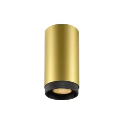 Aufbau-Downlight GRIP! L CL, GU10 QPAR51 / PAR16 (exkl.), gold / schwarz