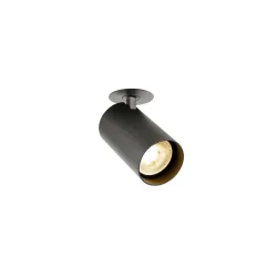 Decken-Halb-Einbaustrahler ENOLA 2.0 M RL SINGLE GU10 QPAR51, GU10 (exkl.), schwarz