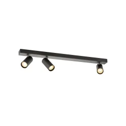 ceiling luminaire ENOLA 2.0 S CL TRIPPLE PAR11 LONG 3 flames, long, asymmetrical, with lamp socket GU10 IP20, black