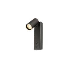 wall luminaire ENOLA 2.0 S WL SINGLE PAR11 BEDSIDE 1 flame, with switch, with USB charging function, with lamp socket GU10 IP20