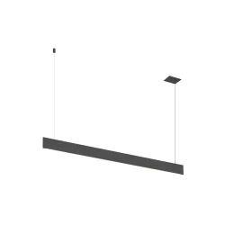 pendant luminaire LINIUS 150 PD DALI RECESSED built-in version, DALI controllable IP20, brass dimmable