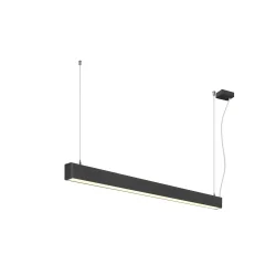 LED Pendelleuchte GLENOS® 2.0 PD, 120cm DALI UGR19 3000K, schwarz