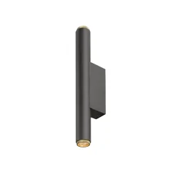 LED Wandleuchte GRIP! S WL PHASE UP/DOWN, 2-flammig, 4.6W 2700K 740lm 29°, CRi>90, dimmbar, starr, schwarz