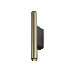 LED Wandleuchte GRIP! S WL PHASE UP/DOWN, 2-flammig, 4.6W 2700K 740lm 29°, CRi>90, dimmbar, starr, bronze / schwarz