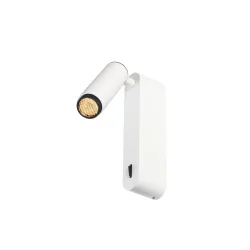 wall recessed luminaire GRIP! S WL ON-OFF with switch, adjustable IP20, bronze, black 
