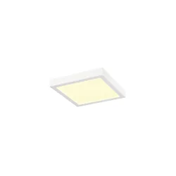 wall and ceiling luminaire SENSER 2.0 30 CW SQUARE DALI CCT square, DALI controllable, CCT Switch IP20, white dimmable