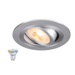 Einbaustrahler NEW TRIA® 75 SMART SET rund GU10 TW, Set inkl. Leuchtmittel, Aluminium