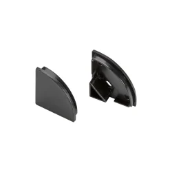 ENDKAPPEN LEDSTRIP ECKE M, schwarz