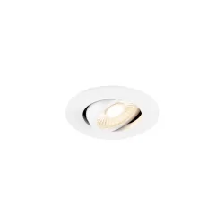 Outdoor Einbaustrahler UNIVERSAL DOWNLIGHT SLIM PHASE, IP65/IP50 IK08, weiß