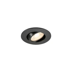 Outdoor Einbaustrahler UNIVERSAL DOWNLIGHT SLIM PHASE, IP65/IP50 IK08, schwarz