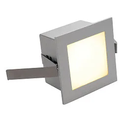 Einbauleuchte FRAME BASIC LED, Gehäuse silbergrau, LED warmweiß