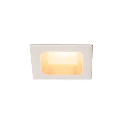 VERLUX, Einbauleuchte, LED, 3000K, mattweiß, 8,5x8,5 cm, 10W