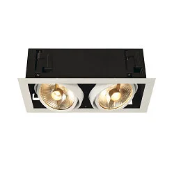 Deckeneinbaustrahler KADUX 2 ES111 Downlight, 2xGU10, 230V, weiß