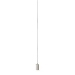 Pendelleuchte FITU PD, E27, Länge 9.1cm, Pendel 500cm, mit offenem Kabelende, Weiß