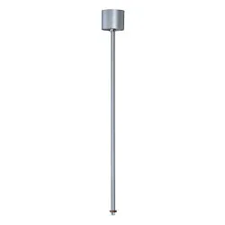EUTRAC Pendelabhängung 60cm starr für 3-Phasen HV-Schiene, M13 Gewinde, silbergrau