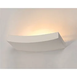 Gips-Wandleuchte GL 102 CURVE weiß