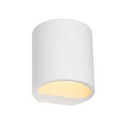 Gips-Wandleuchte PLASTRA GL 104 ROUND, G9 42W, weiß