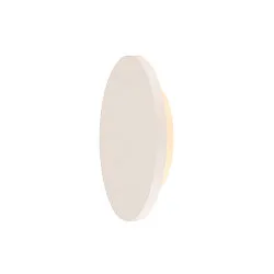 PLASTRA, Wandleuchte, LED, 3000K, rund, weißer Gips