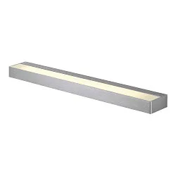 LED Wandleuchte SEDO 14, Up/Down, 59.2cm, 230V / sek. 500mA, SMD 17W 3000K 1300lm, Glas satiniert, Alu gebürstet