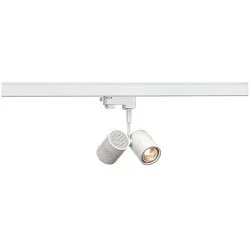 Spot BIMA 2 2xGU10 IP20, incl. 3-Phase adapter, matt-white