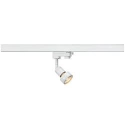 3-Phasen Strahler PURI TRACK, GU10 QPAR51 / 111 max. 50W, inkl. Adapter + abnehmbarem Dekoring, weiß