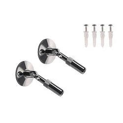 WANDHALTER, für TENSEO Niedervolt-Seilsystem, flexible, 2 Stück, chrom