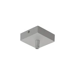 Accessories Ceiling canopy for GLENOS Pendant luminaire, 8,5x8,5x2,7cm, with strain relief, silver
