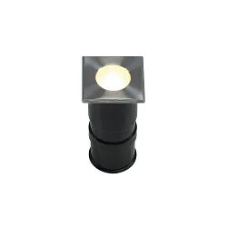 Outdoor LED Einbauleuchte POWER TRAIL-LITE, IP67 IK08, 350mA (exkl. BG), 1.4W 3000K 45lm 60°, CRi >90, schaltbar, eckig, 4.7cm
