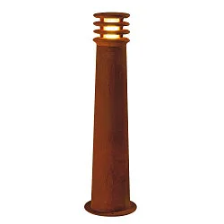 Outdoor Floorlamp RUSTY 40, IP55, 70cm / Ø 19cm, E27 TC-DSE, FeCSi steel rust color