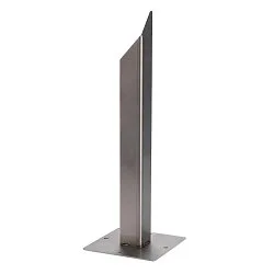 Erdspieß für Outdoor Stehleuchte RUSTY SQUARE / RUSTY PATHLIGHT / ARROCK, 50 x 17 x 17cm, Stahl verzinkt