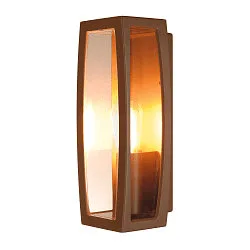 Außenleuchte MERIDIAN BOX 2 Wandleuchte, E27, IP54, rostfarben