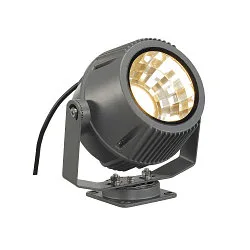 LED Außenleuchte FLAC BEAM LED Strahler, 1x27W, 60°, 3000K, steingrau