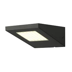 Outdor LED Wandleuchte IPERI WL, IP44 IK02, 4.5W 4000K 400lm 100°, schaltbar, anthrazit