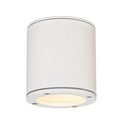 Outdoor Ceiling Luminiare SITRA CL, Ø 10cm / H 11cm, IP44, GX53 TCR-TSE max. 9W, white