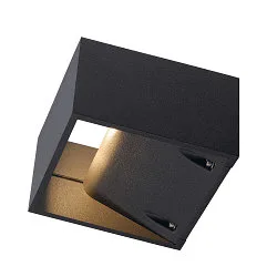 LED Außenwandleuchte LOGS WALL, IP65 IK04, Up/ Down, indirekt, Aluminium, 9.5W 3000K 520lm, anthrazit