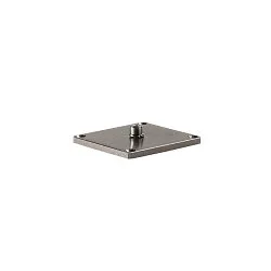 Zubehör für LED Bodenstrahler DASAR PROJECTOR - Montageplatte, 7x 7cm, Edelstahl