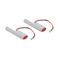 Zubehör für LED Notleuchte P-LIGHT AREAL LED Ersatz Akkumulator, Ni-Cad 3,6V 1000mA, 2er Set