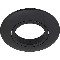 Abdeckung für Einbauleuchte QUICK/UNI INSTALL G2, rund, schwarz matt