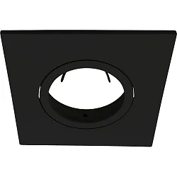 Abdeckung für Einbauleuchte QUICK/UNI INSTALL G2, quadratisch, schwarz matt