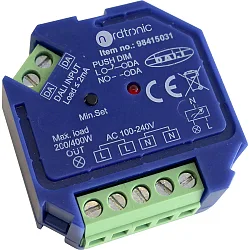 Box Dimmer DALI, Einbaudimmer für 230V Lasten, IP20, dimmbar